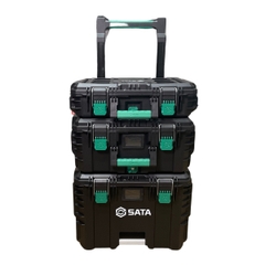 Thùng đồ nghề có bánh xe 585x484x718mm Sata 95327