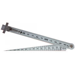 Thước lá kết hợp đo khe lỗ Shinwa 62612