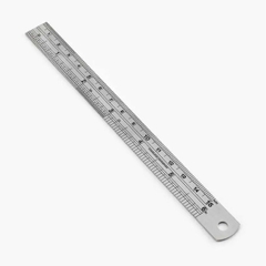 Thước lá inox mạ nhũ bạc- 600mm x 25mm TTPusa TTP230-45824