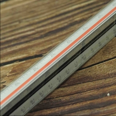 Thước thẳng 30cm 3 mặt Shinwa 74950