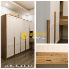 Latte - Dầu màu lau gỗ L.Co màu cà phê sữa