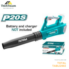 Máy thổi bụi dùng pin Lithium-Ion P20S Total TABLI2002 (không kèm pin và sạc)