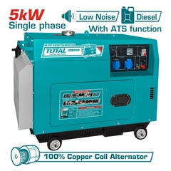 Máy phát điện dùng dầu Diesel  5.0 KW Total TP250001