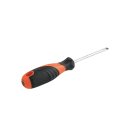 Tua vít dẹp bằng thép Cr-V tay cầm bọc cao su 4x0.8x100mm Kendo 20100