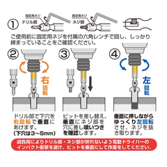 Bộ 2 mũi khoan tháo vít gãy 65mm Anex ANH-S1