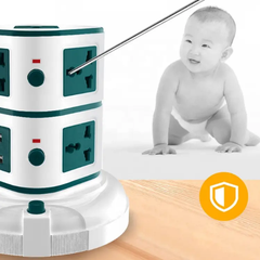 Ổ cắm điện hình tháp 2 tầng AKKO STAR 88549