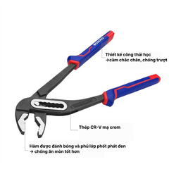 Kìm mỏ quạ bằng thép CR-V 250mm Workpro WP231029