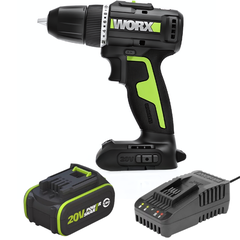 Máy khoan pin 20v 50Nm Worx WE212.15.2B (1 pin 5Ah+ 1 Sạc 2Ah)