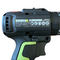 Máy khoan pin 20V 50Nm có búa Worx WE213.14.6B (1pin 4Ah + 1 sạc 6Ah)