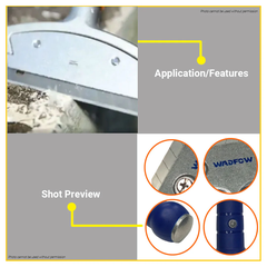 Dao cạo sơn 300mm Wadfow WGS1630