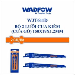 Bộ 2 lưỡi cưa kiếm (cưa gỗ) 150x19x1.2mm WADFOW WJT611D