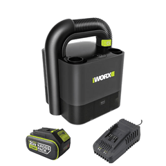 Máy hút bụi ô tô dùng pin 20V Worx WU035.15.2B (1 pin 5Ah, 1 sạc 2A)