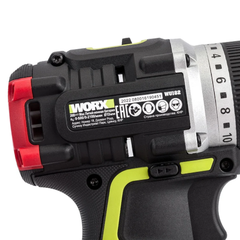 Máy khoan pin 20V, 55Nm Worx Green WU182.15.2B (1 pin 5Ah + 1 sạc 2Ah)
