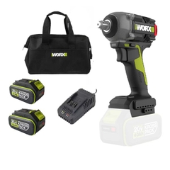 Máy bắn bu lông pin 20v lực 500Nm Worx WU289