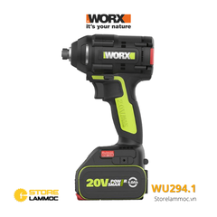 Máy bắn vít pin 20V không chổi than Worx Green WU294.1
