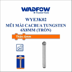 Mũi mài cacbua Tungsten 6x8mm (tròn) WADFOW WYE3K02