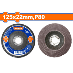 Nhám xếp nâu 125x22mm P80 Wadfow WYL2303