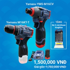 YMS04.08 - Combo máy bắn vít và thân máy khoan pin 16V Yamasu