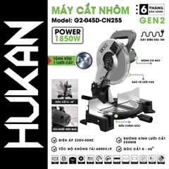 Máy cắt nhôm 1850W Hukan G2-045D-CN255