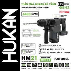 Thân máy khoan hukan 21V Hukan HK-HM21-G2-RH2877BL