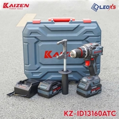 Máy khoan pin M21 13mm 160Nm KAIZEN KZ-ID13160ATC  (2 pin 4Ah)