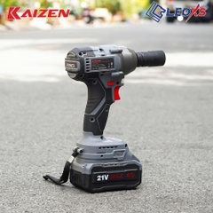 Máy bắn bu lông pin 350Nm chân M21 KAIZEN KZ-IW350NM (2pin 4ah, 1 sạc)