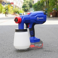 Thân máy phun sơn 800ml chân pin M21 Leoxs LXS-SG900TM