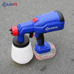 Thân máy phun sơn 800ml chân pin M21 Leoxs LXS-SG900TM