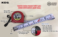 Thước kéo (cuộn) Nhật 5.5m lỗ ban (Tiếng Trung) KDS ZS25-55WMSBH