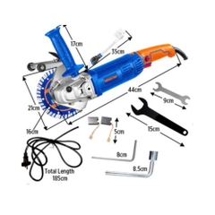 Máy cắt rãnh tường 1400W Wadfow WWAL151401