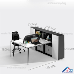 Module Cụm Bàn Làm Việc Chân Côn - CB 38