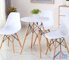 Bộ bàn tròn 4 ghế Eames - BA 17