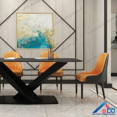 Bộ bàn ăn mặt đá 4 ghế Kenry cao cấp - BA 30
