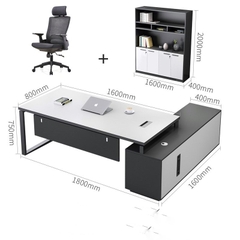 Bàn giám đốc chân sắt có yếm 1m8 - GĐ 26