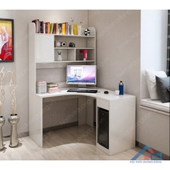 Bàn học chữ L có giá sách - LV 06