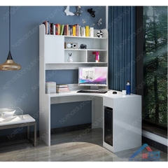 Bàn học chữ L có giá sách - LV 06