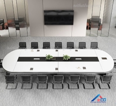 Bàn hội nghị oval 3m - BH 50