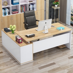 Bàn giám đốc quản lý kèm tủ phụ 1m8 - GĐ 19