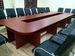 Bàn họp quây tròn melamine 3m6 - BH 16