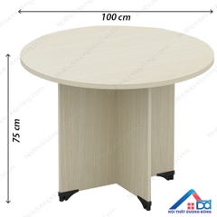 Bàn họp tròn đường kính 1m - BH 01