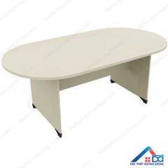 Bàn họp bầu dục 1m8 - BH 06