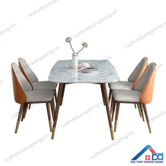 Bộ bàn ăn 4 ghế mặt đá Kendy - BA 32