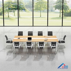 Bàn họp chân sắt độc lập 2m4 - BH 43