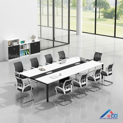 Bàn họp chân sắt độc lập 2m4 - BH 43