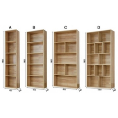 Giá sách 4 cục tự chọn - GS 04