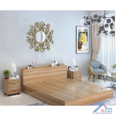 Giường gỗ công nghiệp đầu hộp - GN 05