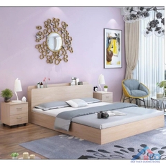 Giường gỗ công nghiệp hiện đại, tiện dụng - GN 03