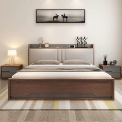 Giường 1.6m thông minh bọc đệm giá rẻ - GN 14