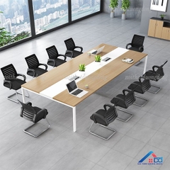 Bàn họp chân sắt độc lập 2m4 - BH 43