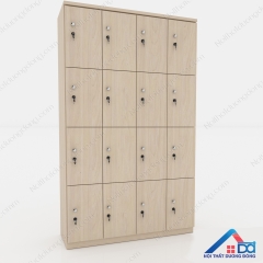 Tủ locker gỗ 16 ngăn - LKG 04